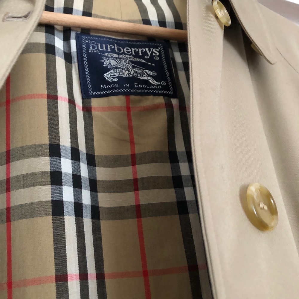 Classic women’s Burberry trenchcoat